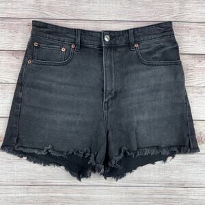 American Eagle Highest Rise 90s Boyfriend Short Black 6
